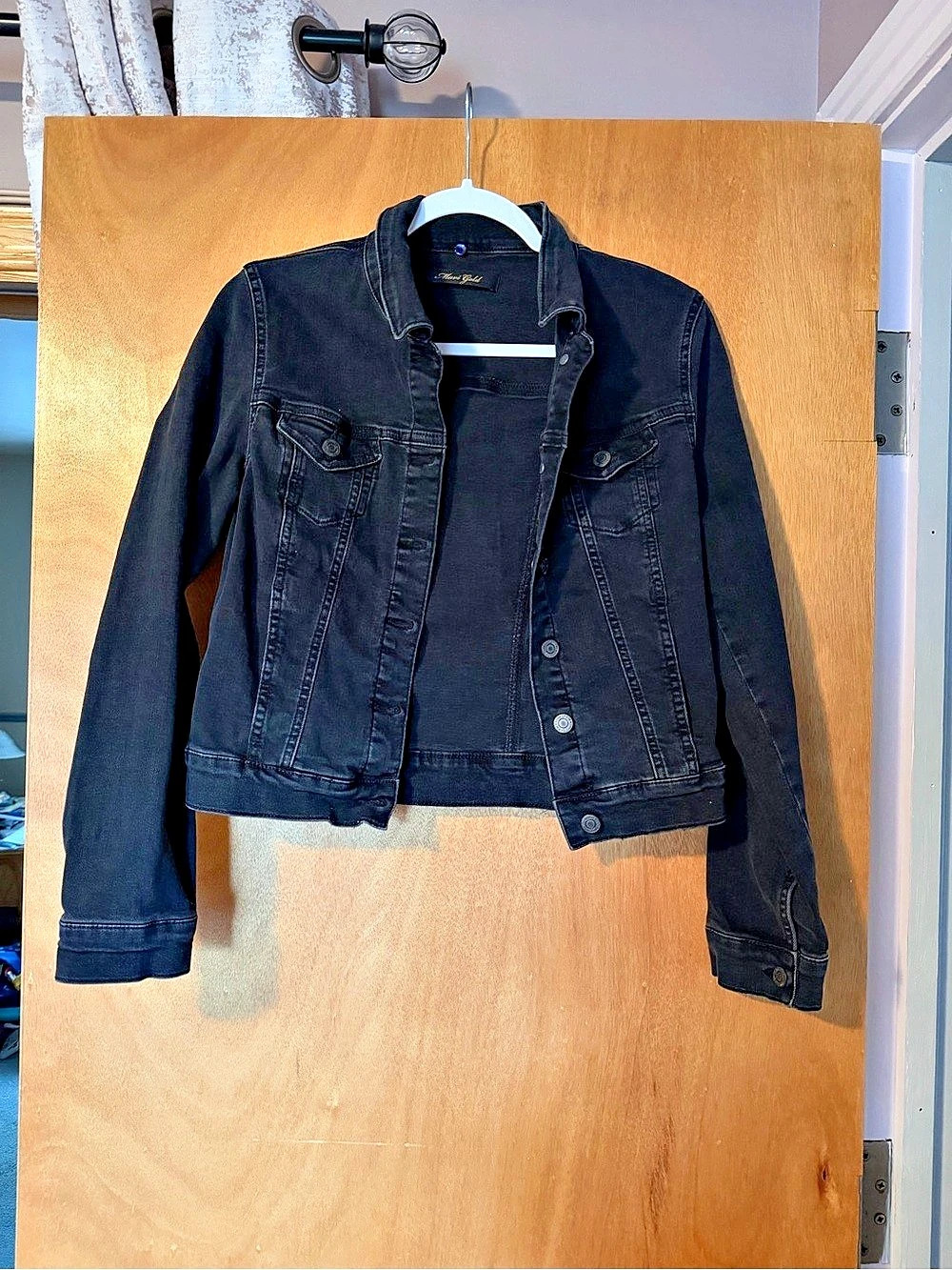 Mavi Gold Black Denim Jacket Like New
